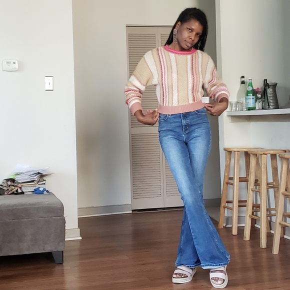 FREE PEOPLE "Sweet Child Combo" Sweater - Picture 10 of 16